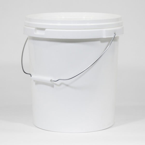 20L White Round Bucket UK Wide Distribution